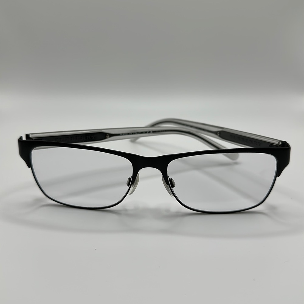 Burberry BE 1289‎ Black Metal Rectangle Eyeglasses